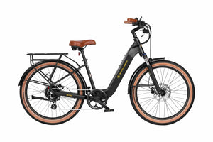 AIMA e-Bikes Matte Black / Small AIMA Santa Monica E-Bike
