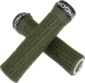 Ergon Grips Standard / Deep Moss Ergon GE1 Evo Grips - Lock-On