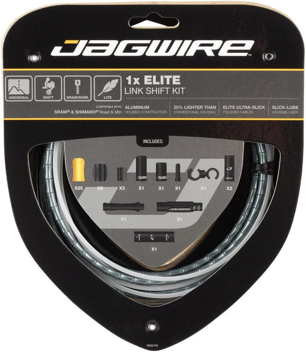 Jagwire Cables and Housing Gray Jagwire 1x Elite Link Shift Cable Kit