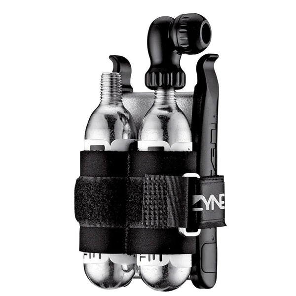 Lezyne CO2 Inflators/Cartridges Inflator Kit W/ Levers / 2X25g / Black Lezyne Twin Speed Drive CO2 Inflator