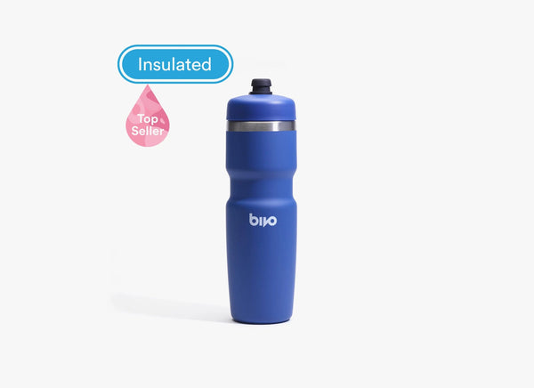 Ottawa Bike and Trail, LLC Water Bottle Blue Bivo Trio Lightweight Stainless Water Bottle 21 oz Insulated