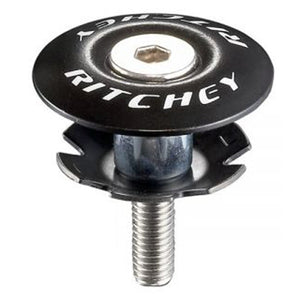 Ritchey Headset Accessories Ritchey Headset Top Cap With Bolt Comp Black 1-1/4"