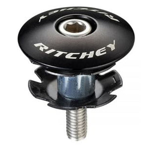 Ritchey Headset Accessories Ritchey Headset Top Cap With Bolt WCS Black 1-1/4"