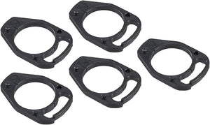Ritchey Headset Spacers Ritchey Switch Headset Stack Spacers - Switch System Compatibility Only 5mm 5 Pack BLK