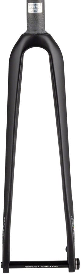 Ritchey Rigid Forks Ritchey WCS Carbon Road Disc Fork - 1-1/8" 46mm Rake Flat Mount  12mm Thru x 100mm BLK