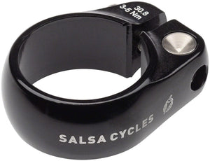 Salsa Seatpost Parts and Accessories 30.8Mm / Black Salsa Lip-Lock Seatpost Clamp - Bolt-On