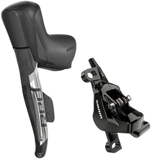 SRAM Brake/Shift Lever - Drop Bar SRAM RED eTap AXS HRD Shift/Brake Lever Hydraulic Disc Caliper - Left/Front Direct Post Mount 950mm Hose BLK D1