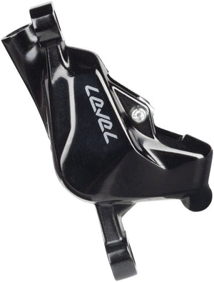 SRAM Disc Brake Calipers SRAM Level Silver Stealth Disc Brake Caliper Assembly - Front/Rear Post Mount 2-Piston BLK C1