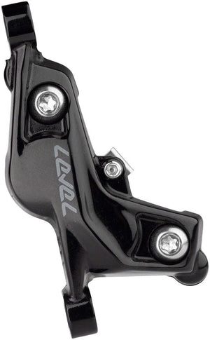 SRAM Disc Brake Calipers SRAM Level Silver Stealth Disc Brake Caliper Assembly - Front/Rear Post Mount 4-Piston BLK C1