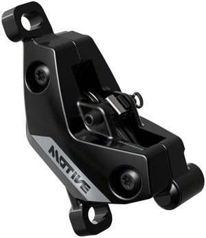 SRAM Disc Brake Calipers SRAM Motive Silver Disc Brake Caliper Assembly - Front/Rear Post Mount 4-Piston Gloss BLK A1+