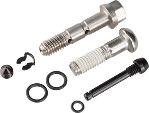 SRAM Disc Brake Parts SRAM Guide Stainless Steel Caliper Hardware Kit - Includes Body Bolt Banjo Bolt Bleed Screw Pad Pin
