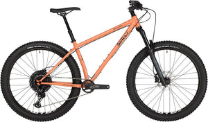 Surly Bicycle Medium Surly Karate Monkey Front Suspension Bike - 27.5", Steel, Peach Salmon Sundae