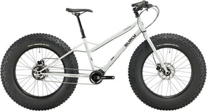 Surly Fat Bike Small Surly Moonlander Fat Tire Bike - 24", Steel, Lunar Dust Gray