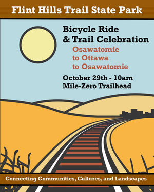 Flint Hills Trail Bicycle Ride and Trail Celebration October 29th