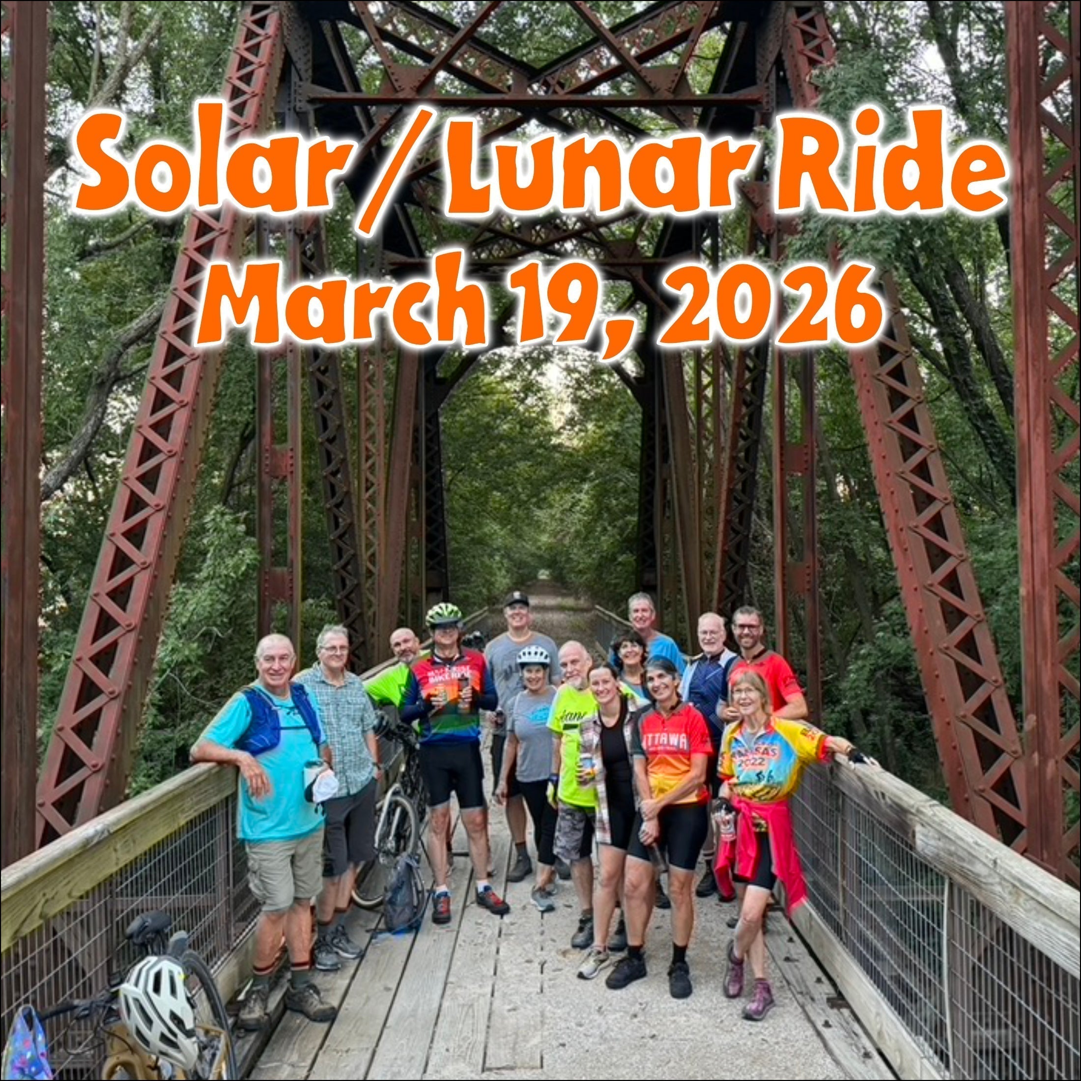Solar / Lunar Ride March, 19, 2026 – Ottawa Bike and Trail, LLC