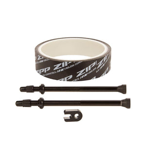 Zipp Tubeless Kit 23mm tape and 100mm valves Fits 858 and 808NSW