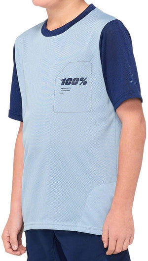 100% Cycling Jerseys Youth / Blue/Navy / Medium 100% Ridecamp Jersey