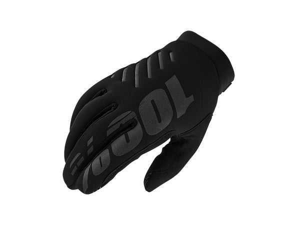 100% Gloves and Liners Glove 100% Brisker Women Large Black