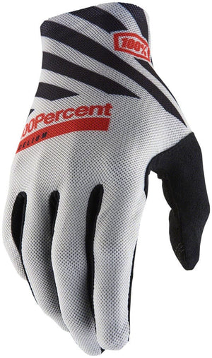 100% Gloves and Liners Medium / Gray 100% Celium Gloves - Full Finger, Men's