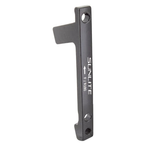Sunlite Disc Adapter FT/RR 180mm Post Mount Post Mount Black