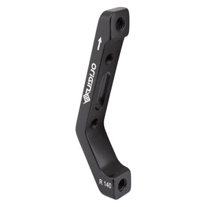 Origin8 Vise Flat Mount to Post Mount Disc Adapter RR 140mm/160mm Flat Mount Post Mount Black +0mm