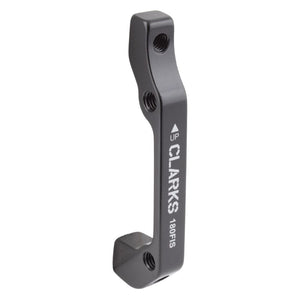 Clarks Disc Brake Adapter FT 180mm Post Mount IS Mount Black