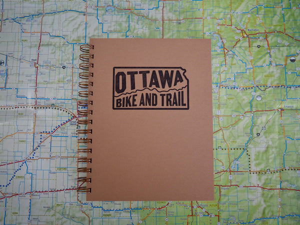 Ottawa Bike and Trail Lined Notebook