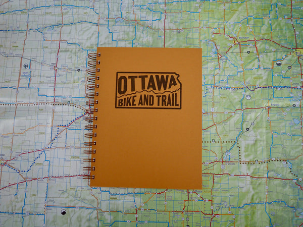 Ottawa Bike and Trail Lined Notebook