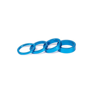 Salt Headset Spacer Headset Spacer 1-1/8'' Height: 3mm/5mm/8mm/10mm 6061-T6 Aluminum Blue