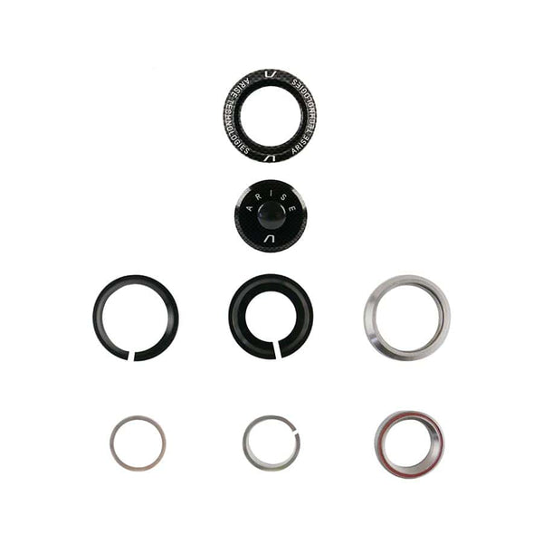 ARISE Crystal 15 1-1/8''-1.5'' Headset Integrated Complete Black