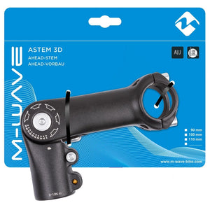 M-Wave ST-C2.1 Stem Diameter: 31.8mm Length: 110mm Steerer: 1-1/8'' Black