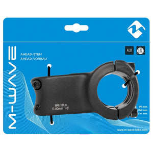 M-Wave Handle Stem Diameter: 31.8mm Length: 50mm Steerer: 1-1/8'' 0° Black