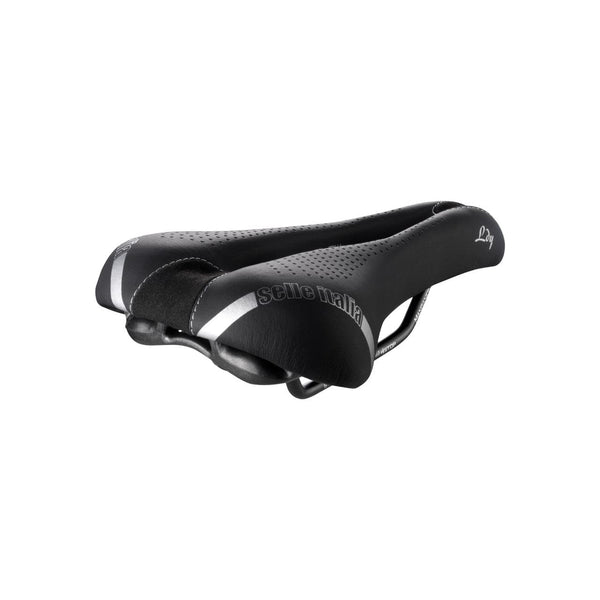 Selle Italia Lady E-Bike Gel Flow Saddle - Manganese, Black, Women's, L2