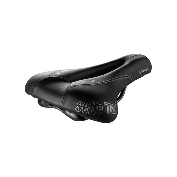 Selle Italia Donna Gel Flow Saddle - Manganese, Black, Women's