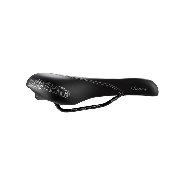 Selle Italia Donna Gel Flow Saddle - Manganese, Black, Women's