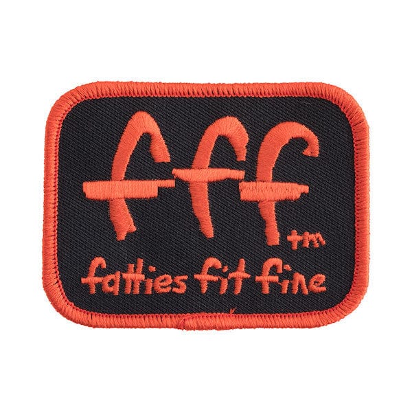 Surly Fatties Fit Fine Patch: Black/Red