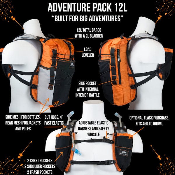 Orange Mud Adventure Pack 12L Orange