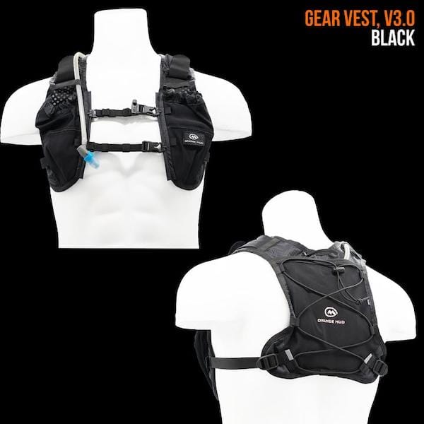Orange Mud Gear Vest 1L/35oz Black 3.0