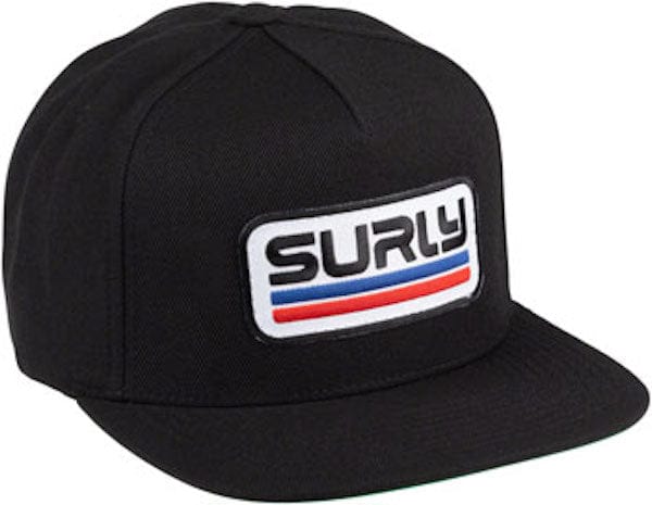 Surly Intergalactic Snapback Cap - Black/Blue/Red/White, Adjustable