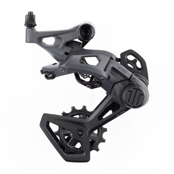 microSHIFT Sword Rear Derailleur - 10-Speed, Medium Cage, Compatible with Sword 1x, Gray