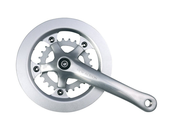 New Albion Crankset SC-G w/Guard 42/26t 11sp (Black 170mm)