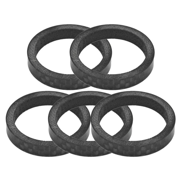 Origin8 3K Carbon Fiber Headset Spacers SHIS Spacer 1` x 5mm Carbon 5 Spacers Carbon