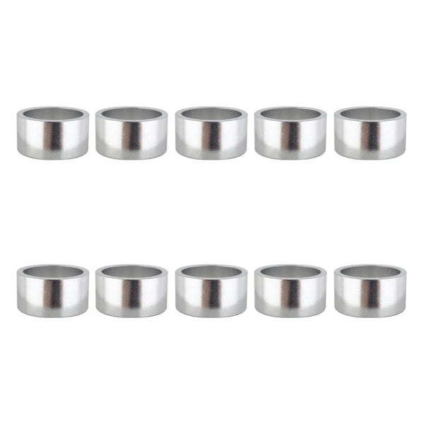 Origin8 Alloy Headset Spacers SHIS Spacer 1-1/8` x 20mm Silver 10 to a bag Alloy