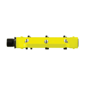 Spank SPOON DC Platform Pedals Body: Aluminum Spindle: Cr-Mo 9/16'' Yellow