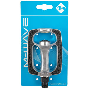 M-Wave Steady-A9 Pedals Body: Aluminum 9/16'' Silver Pair