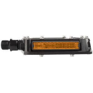 M-Wave Steady Flat 3 Pedals Body: Aluminum Spindle: Boron Steel 9/16'' Black Pair