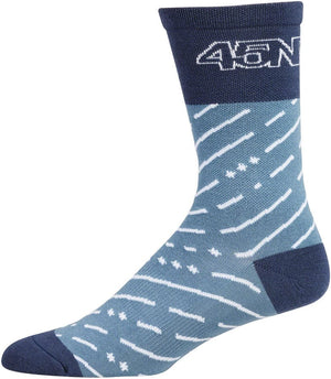 45NRTH Socks Small 45NRTH Snow Band Lightweight Wool Sock - Light Blue/Blue