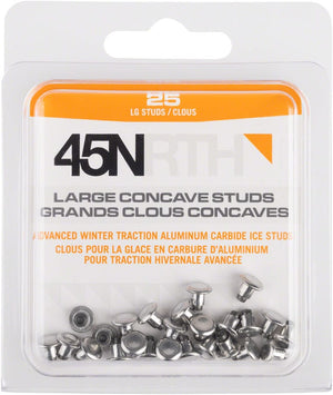 45NRTH Tire Studs & Tools 25 Pack 45NRTH Large Concave Carbide Aluminum Tire Studs