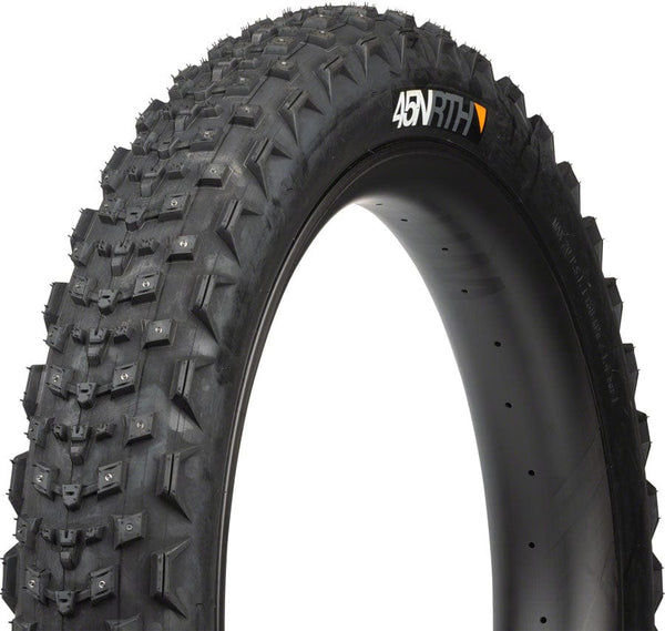 45NRTH Tires 27.5 X 4.0 / 120 / Large Concave Carbide Aluminum 45NRTH Dillinger 4 Studded/Studdable Tire
