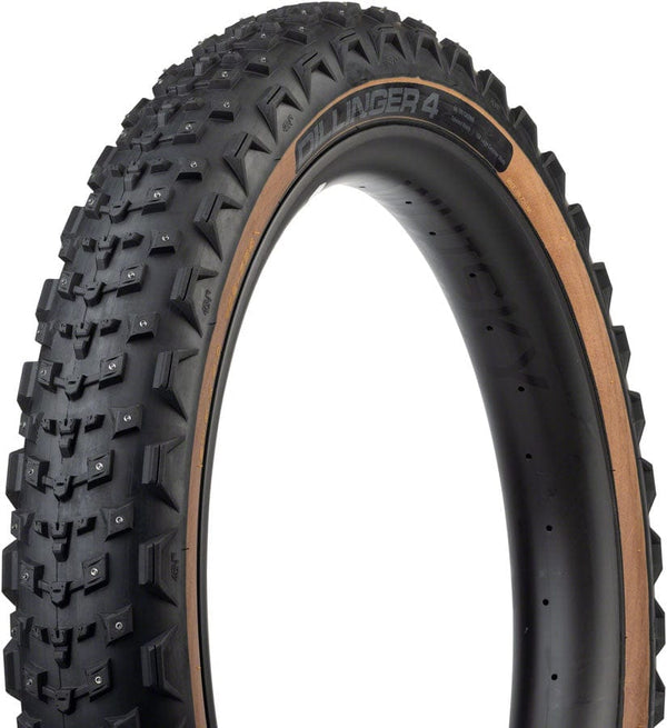 45NRTH Tires 27.5 X 4.0 / 60 / Large Concave Carbide Aluminum 45NRTH Dillinger 4 Studded/Studdable Tire
